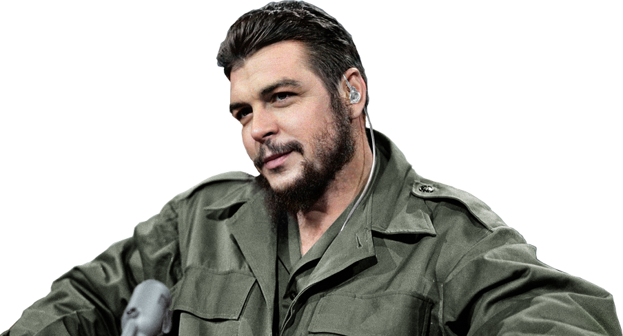 Che Guevara Png File (black, gray)