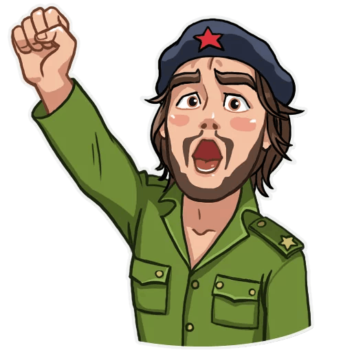 Che Guevara Png Images (olive, gray, pink)