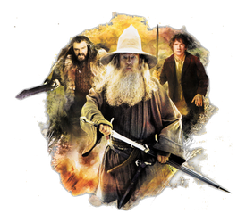 The Hobbit Png File (black)