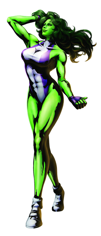 She Hulk Png Hd (black)