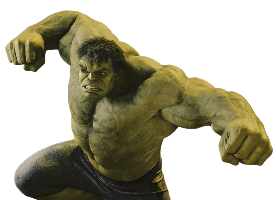 The Incredible Hulk Transparent Png (black)