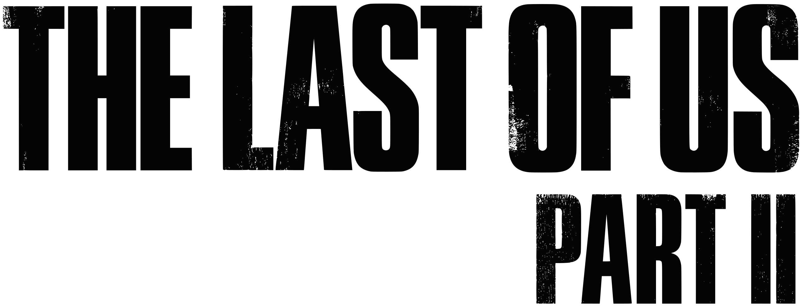 The Last Of Us Logo Png Hd (black)