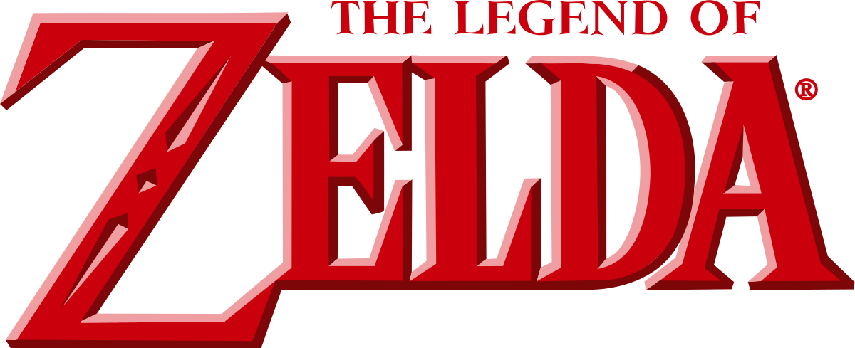 The Legend Of Zelda Breath Of The Wild Logo Png File (black, red)