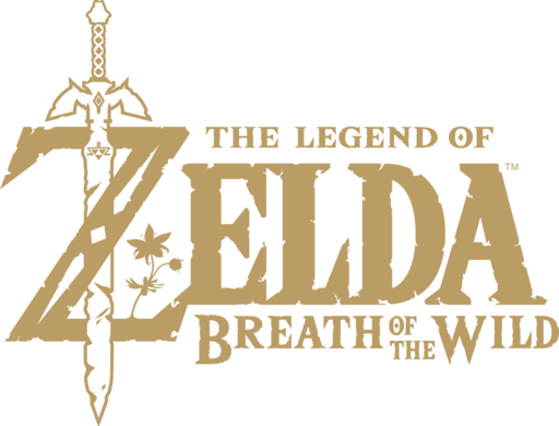 The Legend Of Zelda Breath Of The Wild Logo Png Photos (black, gray, salmon)