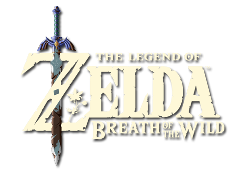 The Legend Of Zelda Breath Of The Wild Logo Png Picture (black, gray, beige, white)