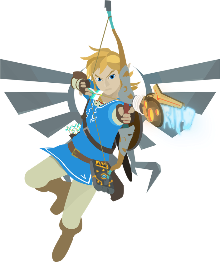 The Legend Of Zelda Breath Of The Wild Png Hd (navy, black, gray, teal, silver)