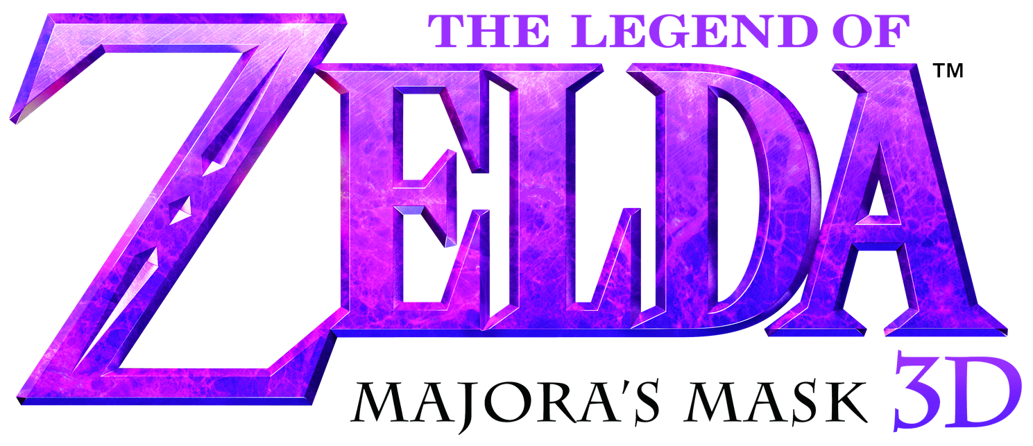 The Legend Of Zelda Majoras Mask Logo Png (black)