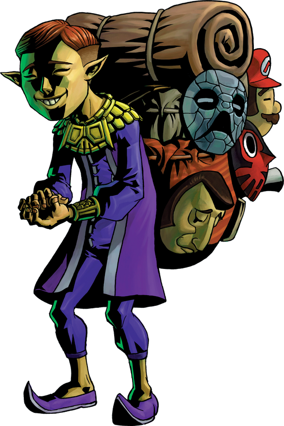 The Legend Of Zelda Majoras Mask Png File (indigo, black)