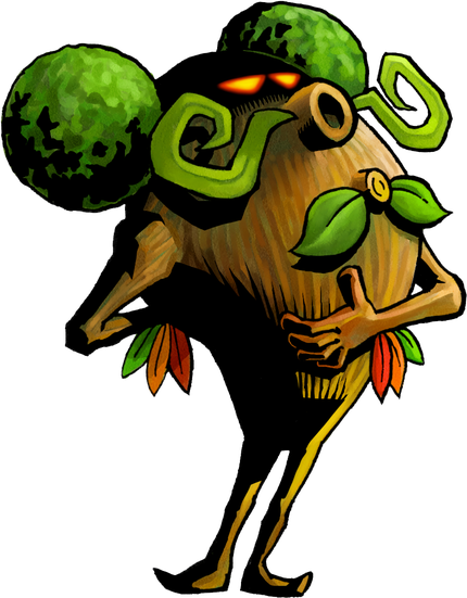 The Legend Of Zelda Majoras Mask Png Free Download (black)