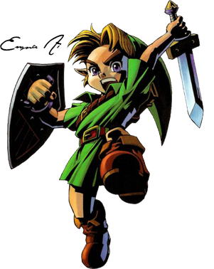 The Legend Of Zelda Majoras Mask Png Isolated Clipart (black)