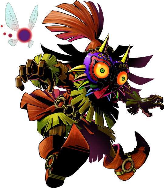 The Legend Of Zelda Majoras Mask Png Photos (black)