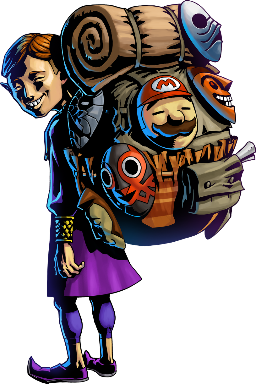 The Legend Of Zelda Majoras Mask Png Picture (black)