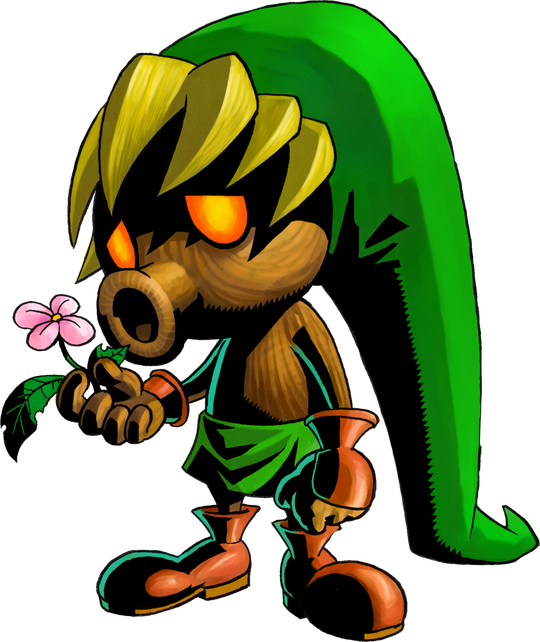 The Legend Of Zelda Majoras Mask Transparent Png (black)