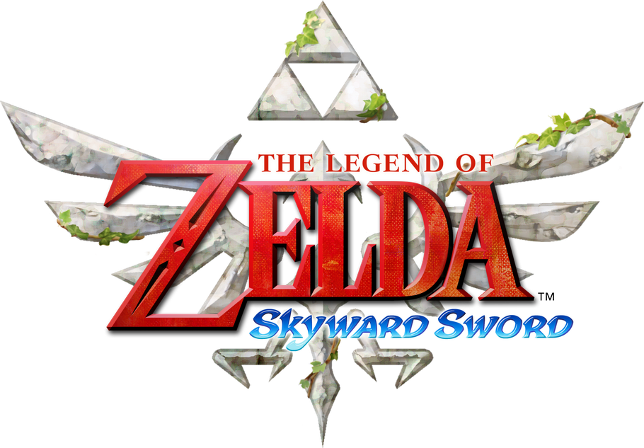 The Legend Of Zelda Ocarina Of Time Logo Png (black)