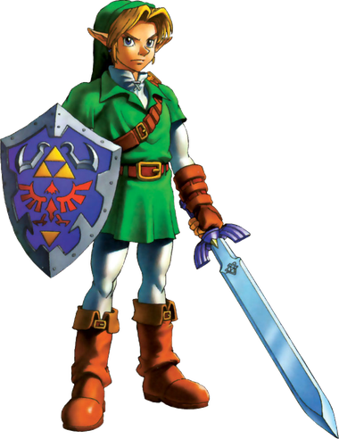 The Legend Of Zelda Ocarina Of Time Png Transparent Image (black, white)