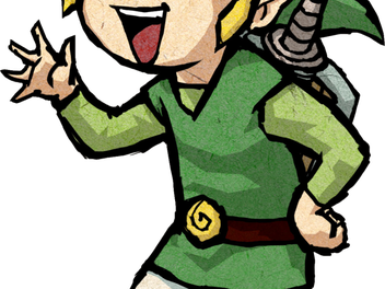 The Legend Of Zelda The Wind Waker Png Image (black, gray)