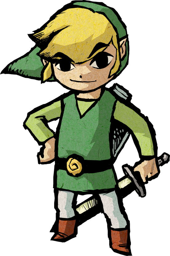 The Legend Of Zelda The Wind Waker Png Isolated Picture (black)