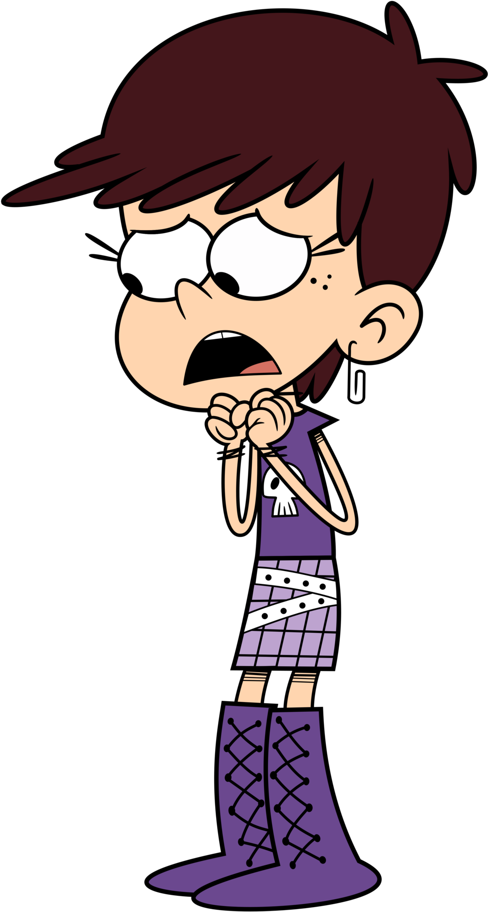 The Loud House Png Isolated File (black, gray, pink, maroon, white)