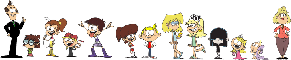 The Loud House Png Isolated Photo (black)