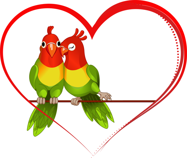 The Lovebirds Png Pic (red, maroon, chocolate, white, olive)