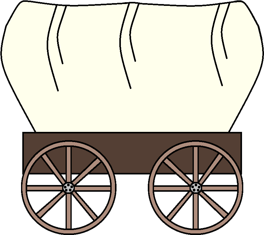 The Oregon Trail Png Image (maroon, black, beige, white)