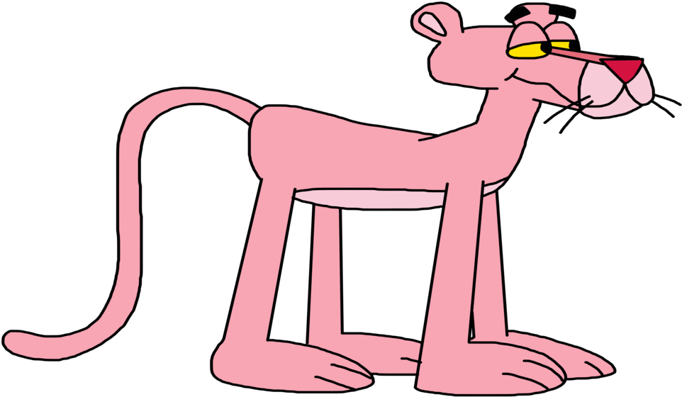 The Pink Panther Png Clipart (black, pink)