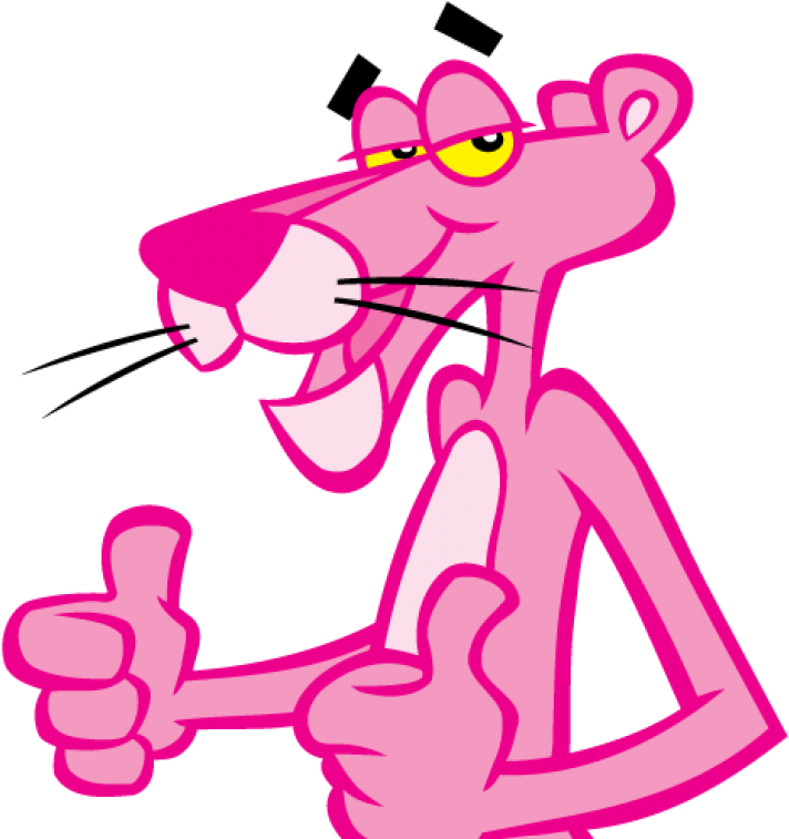 The Pink Panther Png Isolated Photos (plum, black, lavender, purple)