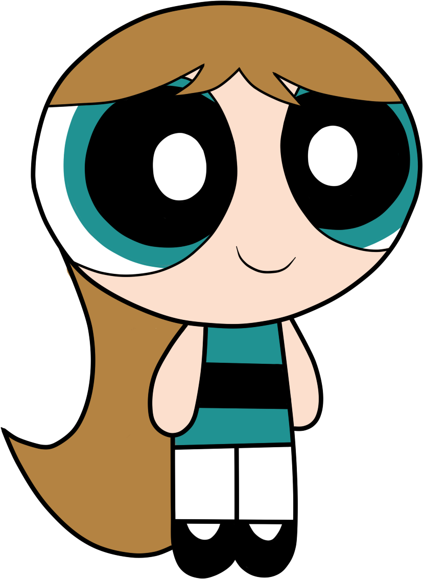 The Powerpuff Girls Png Isolated Image (beige, black, chocolate, white, teal)