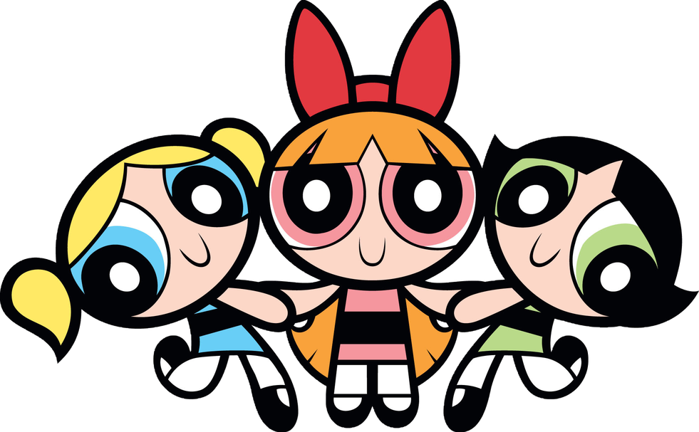 The Powerpuff Girls Png Isolated Pic (black, pink, chocolate, white)