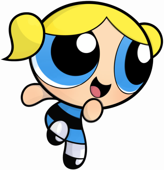 The Powerpuff Girls Transparent Png (yellow, lavender, black, pink, gold)