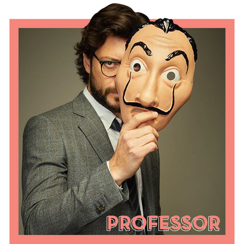 The Professor Money Heist Png Hd Isolated (black, gray, salmon, chocolate, olive)