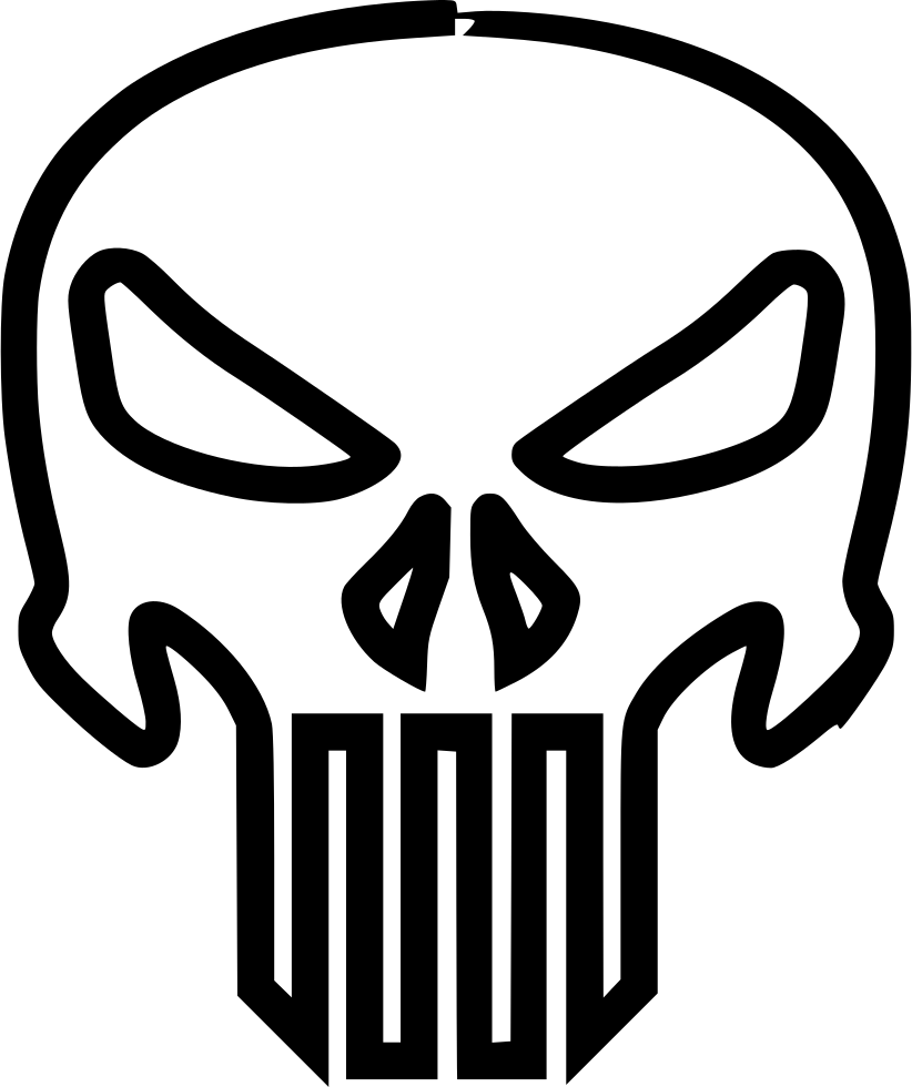 The Punisher Png Hd (indigo, black, gray, white)