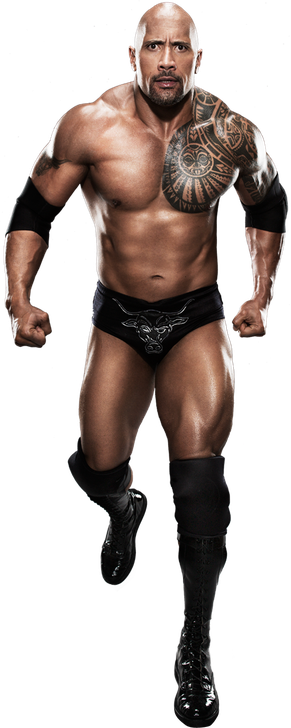 The Rock Png Clipart (black)