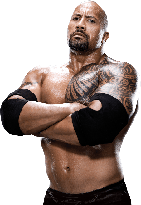 The Rock Png Hd (black, gray, white)