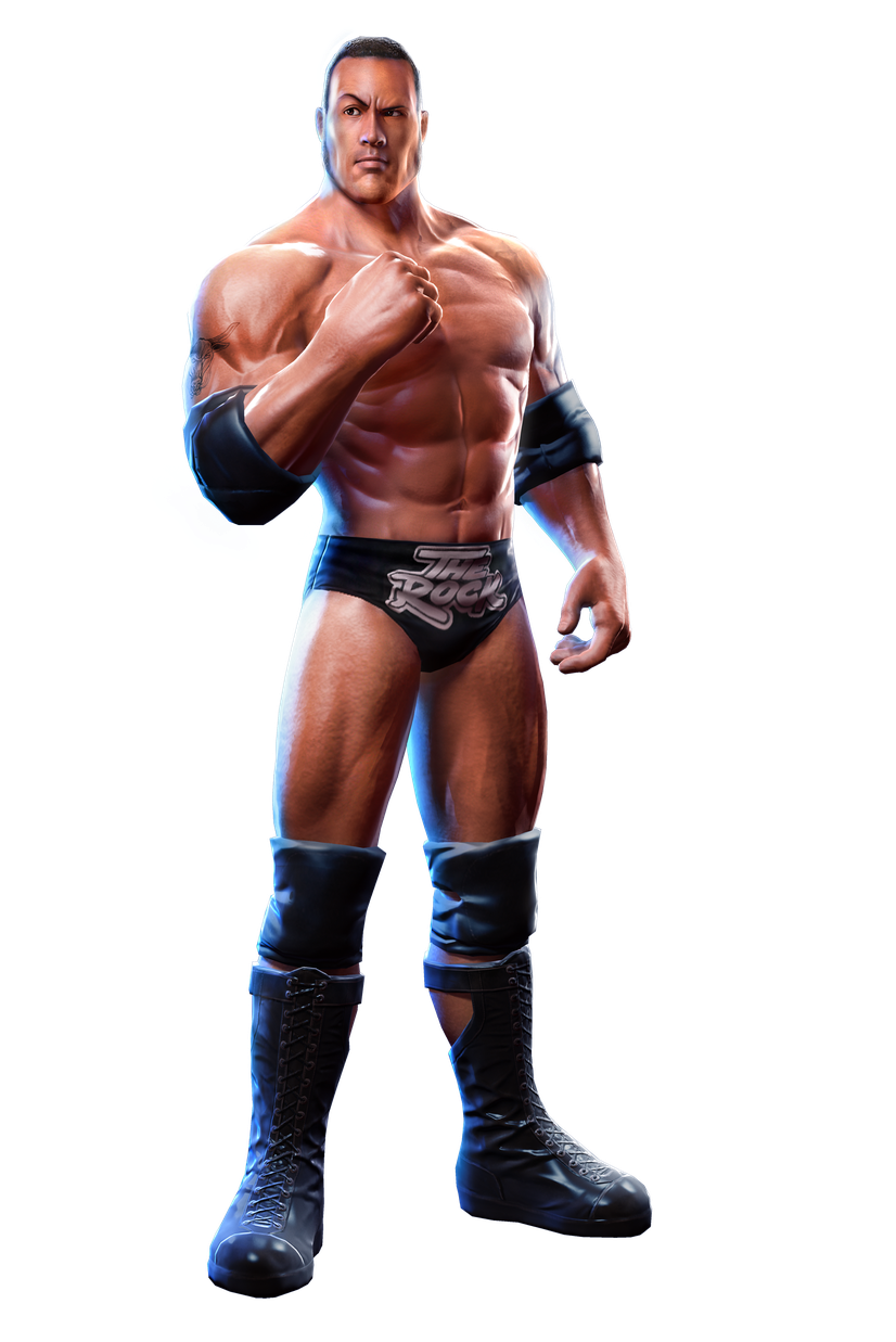 The Rock Png Photos (black, white)