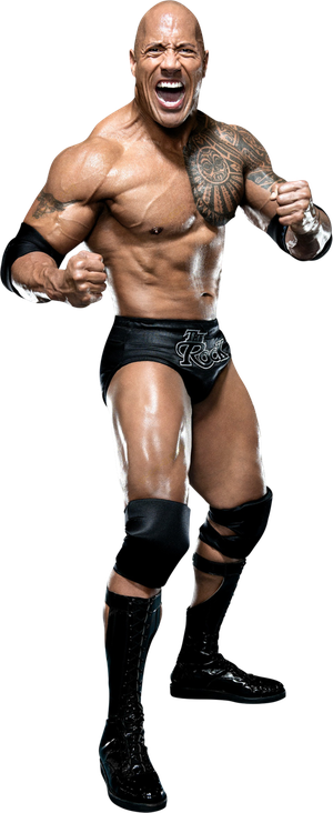 The Rock Png (black)