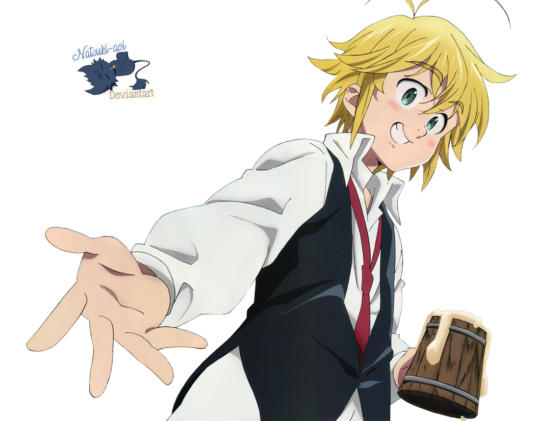 The Seven Deadly Sins Meliodas Png Hd (black, beige)