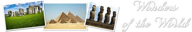 The Seven Wonders Of World Png Transparent Image (black, gray, silver)