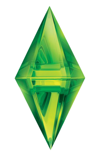 The Sims Diamond Png File (teal, gray, green, white)