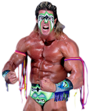 The Ultimate Warrior Transparent Background (black)