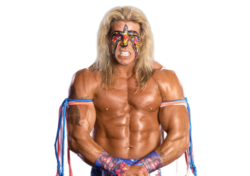 The Ultimate Warrior Transparent Png (maroon, black, salmon, chocolate)