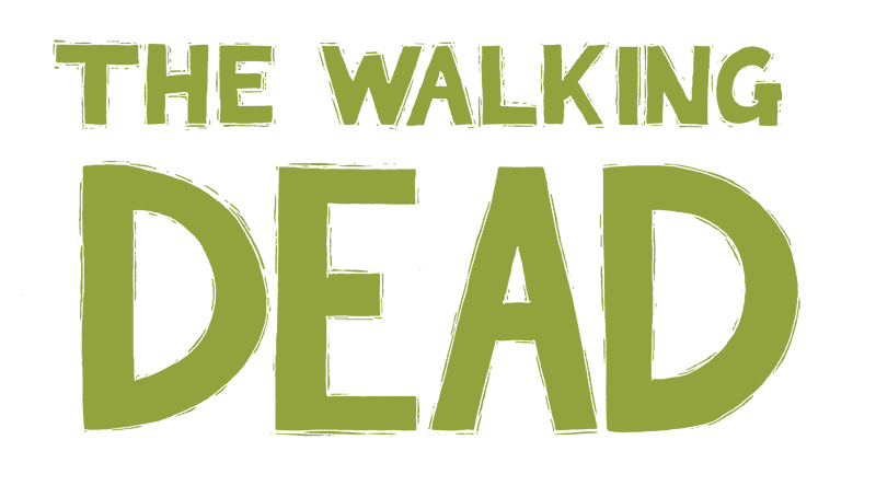 The Walking Dead Game Logo Png File (olive, white)