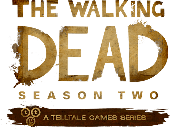 The Walking Dead Game Logo Png Isolated Image (black)