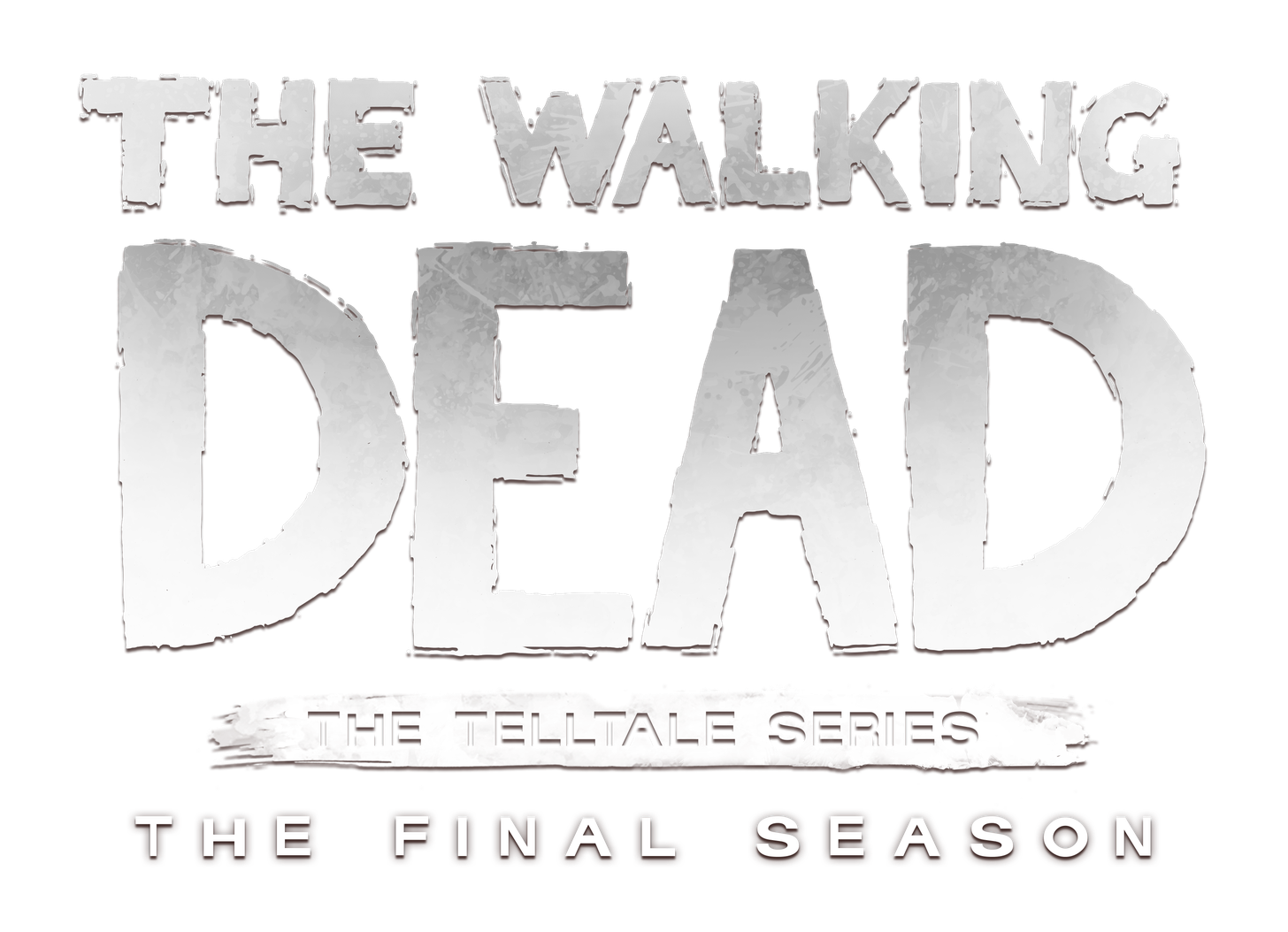 The Walking Dead Game Logo Png (black, white)