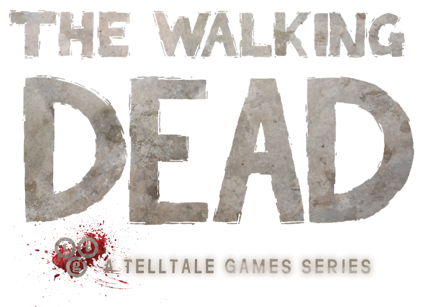 The Walking Dead Game Logo Transparent Png (black)