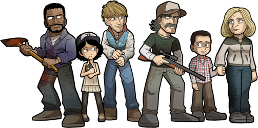 The Walking Dead Game Png Image (black)