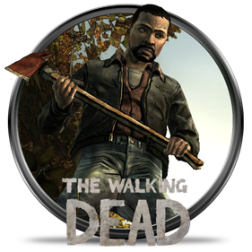 The Walking Dead Game Png (black, white)