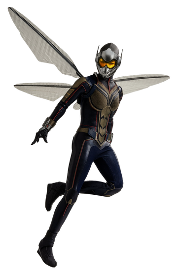 The Wasp Png Photo (black, silver)