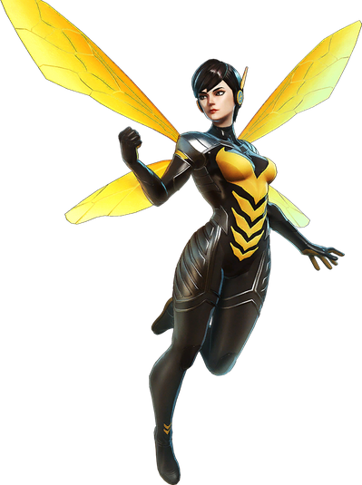 The Wasp Png Pic (black, beige)