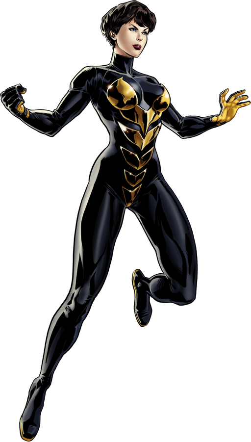 The Wasp Transparent Png (black)